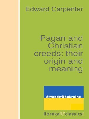 cover image of Pagan and Christian creeds